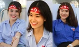 Nụ cười ‘tỏa nắng’ của các bạn trẻ tham gia hiến máu Chủ nhật Đỏ 