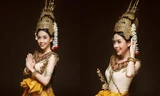 Hoa khôi sinh viên TP Cần Thơ Kiều Vân đẹp dịu dàng với trang phục Khmer 