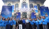 Thủ đô Hà Nội rộn ràng sắc màu Đại hội đại biểu toàn quốc Hội LHTN Việt Nam lần thứ IX