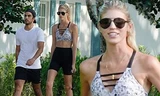 Siêu mẫu 1m80 Devon Windsor chạy bộ cùng chồng ở Miami bất chấp COVID-19