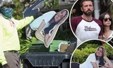 Sau chia tay, tài tử Ben Affleck vứt ảnh bạn gái vào thùng rác
