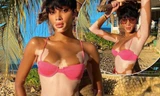 Winnie Harlow quyến rũ hút hồn giữa biển tuyệt đẹp ở Jamaica