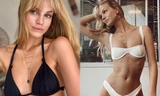 Hình thể tuyệt mỹ của 'chân dài' 9x Nadine Leopold