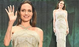 Lâu mới thấy Angelina Jolie lộng lẫy như vậy, Maddox sang Nhật chúc mừng mẹ