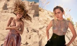 Miley Cyrus ‘thả rông’ vòng một táo bạo trên tạp chí