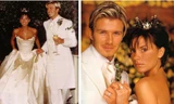 David và Victoria Beckham trong đám cưới vào ngày 4/7/1999.