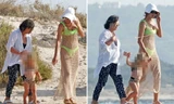Irina Shayk diện bikini khoe vóc dáng 'quý cô độc thân' quyến rũ 
