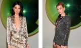Kendall Jenner và Hailey Bieber nóng bỏng với mốt không nội y