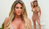 Bianca Gascoigne khoe ba vòng ‘bốc lửa’ với bikini lấp lánh bé xíu