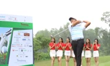 Golfer Bảo Long phát bóng khai mạc Tiền Phong Golf Championship 2019