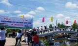 Báo Tiền Phong khánh thành cầu giao thông nông thôn tại Cà Mau