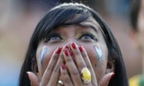 Rất nhiều CĐV gào thét thảm thiết sau thất bại của Brazil. Ảnh minh họa