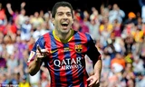 Ảnh ghép Suarez trong màu áo Barca