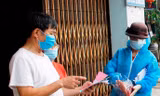 Kiểm soát người từ các địa phương về Bắc Giang.