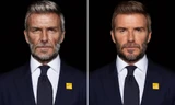 David Beckham bất ngờ hóa ông lão 70 tuổi