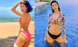 Thúy Ngân ‘Gạo nếp gạo tẻ’ diện bikini ‘thả thính’, vòng ba nóng bỏng gây chú ý