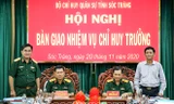 Bàn giao nhiệm vụ Chỉ huy trưởng Bộ CHQS tỉnh Sóc Trăng.