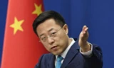 Phát ngôn viên Bộ Ngoại giao Trung Quốc Triệu Lập Kiên (Ảnh: Twitter)