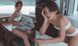 Khả Ngân tung ảnh bikini sexy, fan khen ngọt ngào như mật ong