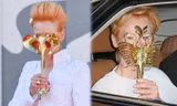 Câu chuyện về 2 chiếc mặt nạ bằng vàng và ngọc trai của Tilda Swinton ở thảm đỏ LHP Venice