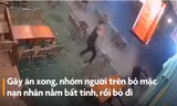 Kinh hoàng cảnh nhóm đối tượng chém thanh niên gục trong quán cà phê