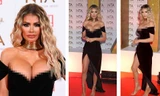 Chloe Sims diện váy trễ vai, phô bày vòng một 'siêu khủng' gây choáng