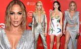 Jennifer Lopez, Dua Lipa cùng loạt mỹ nhân trễ nải vòng một trên thảm đỏ