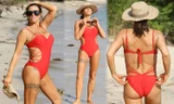 ‘Thảm hoạ thẩm mỹ’ nước Anh khoe đường cong với bikini đỏ hậu phá sản