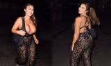 Lauren Goodger gây sốc với bộ cánh ‘khoét trên, xuyên thấu dưới’ phản cảm