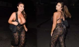 Lauren Goodger gây sốc với bộ cánh ‘khoét trên, xuyên thấu dưới’ phản cảm