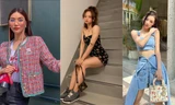 Miu Lê diện váy ngắn sexy, Amee biến hóa áo khoác thành chân váy cực cá tính