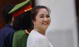Bà Nguyễn Phương Hằng tại phiên tòa sáng nay.
