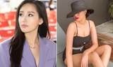 Mai Phương Thuý mặc 'kín mít' vẫn xinh đẹp, Lan Khuê nóng bỏng với áo tắm đơn sắc