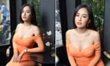 Mai Phương Thuý diện váy bó sát trễ nải vòng 1 nóng bỏng 