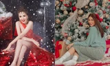 Dàn Hoa hậu, Á hậu trang hoàng nhà cửa lộng lẫy chuẩn bị đón Giáng Sinh 