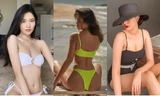 Mâu Thuỷ, Đỗ Mỹ Linh và dàn hoa hậu đình đám 'thiêu đốt' fans với loạt bikini nóng bỏng