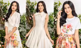 Hoa hậu Đỗ Thị Hà xinh đẹp quyến rũ, khoe đôi chân dài thẳng tắp