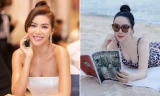 Minh Tú mặc trễ nải khoe vai trần nuột nà, Giáng My nóng bỏng với bikini ở tuổi 50