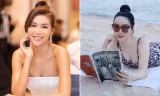 Minh Tú mặc trễ nải khoe vai trần nuột nà, Giáng My nóng bỏng với bikini ở tuổi 50