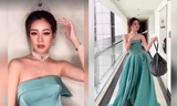 Ngày cách ly 22: Hoa hậu Khánh Vân theo 'trend' lên đồ dạ hội, đeo vương miện để đi đổ rác