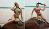 Tân Hoa hậu Trái đất Brazil tung bộ ảnh nóng 'bỏng mắt' với bikini