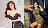 Hoàng Thùy diện váy bó sát khoe chân dài 'cực phẩm', Kiều Loan trễ nải vòng 1 gợi cảm