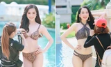 Hé lộ hậu trường chụp bikini nóng bỏng của dàn thí sinh HHVN 2020 