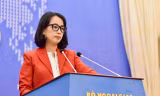 Người phát ngôn Bộ Ngoại giao Phạm Thu Hằng. Ảnh: Mofa