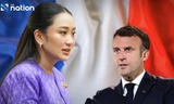 Thủ tướng Thái Lan Paetongtarn Shinawatra và Tổng thống Pháp Emmanuel Macron. (Nguồn: The Nation)