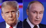 Tổng thống Mỹ Donald Trump (trái) và Tổng thống Nga Vladimir Putin. (Ảnh: Getty)