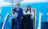 Thủ tướng Phạm Minh Chính và Phu nhân đã về đến Hà Nội, kết thúc tốt đẹp chuyến thăm chính thức Malaysia và dự các hội nghị cấp cao ASEAN. Ảnh: VGP
