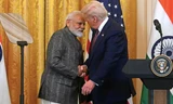 Tổng thống Mỹ Donald Trump và Thủ tướng Ấn Độ Narendra Modi. (Ảnh: India Today)