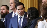 Ông Marco Rubio dự lễ nhậm chức của Tổng thống Donald Trump tại Điện Capitol ngày 20/1. (Ảnh: AP)