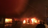 Hiện trường vụ cháy.